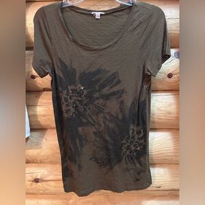 J Crew Bead Accent Top